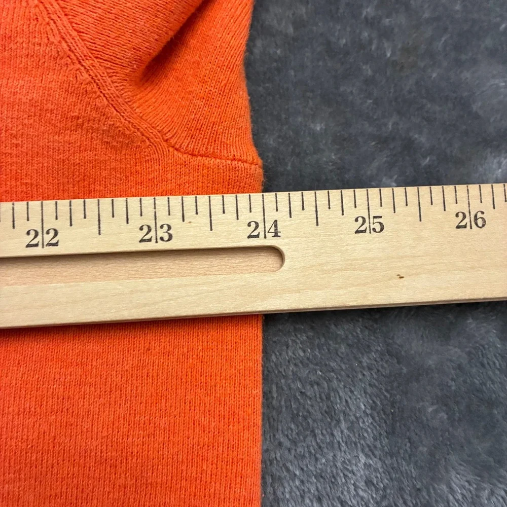Polo Ralph‎ Lauren Mens Orange Sz.XL 1/4 Zip Sweater Pullover Preppy Holidays